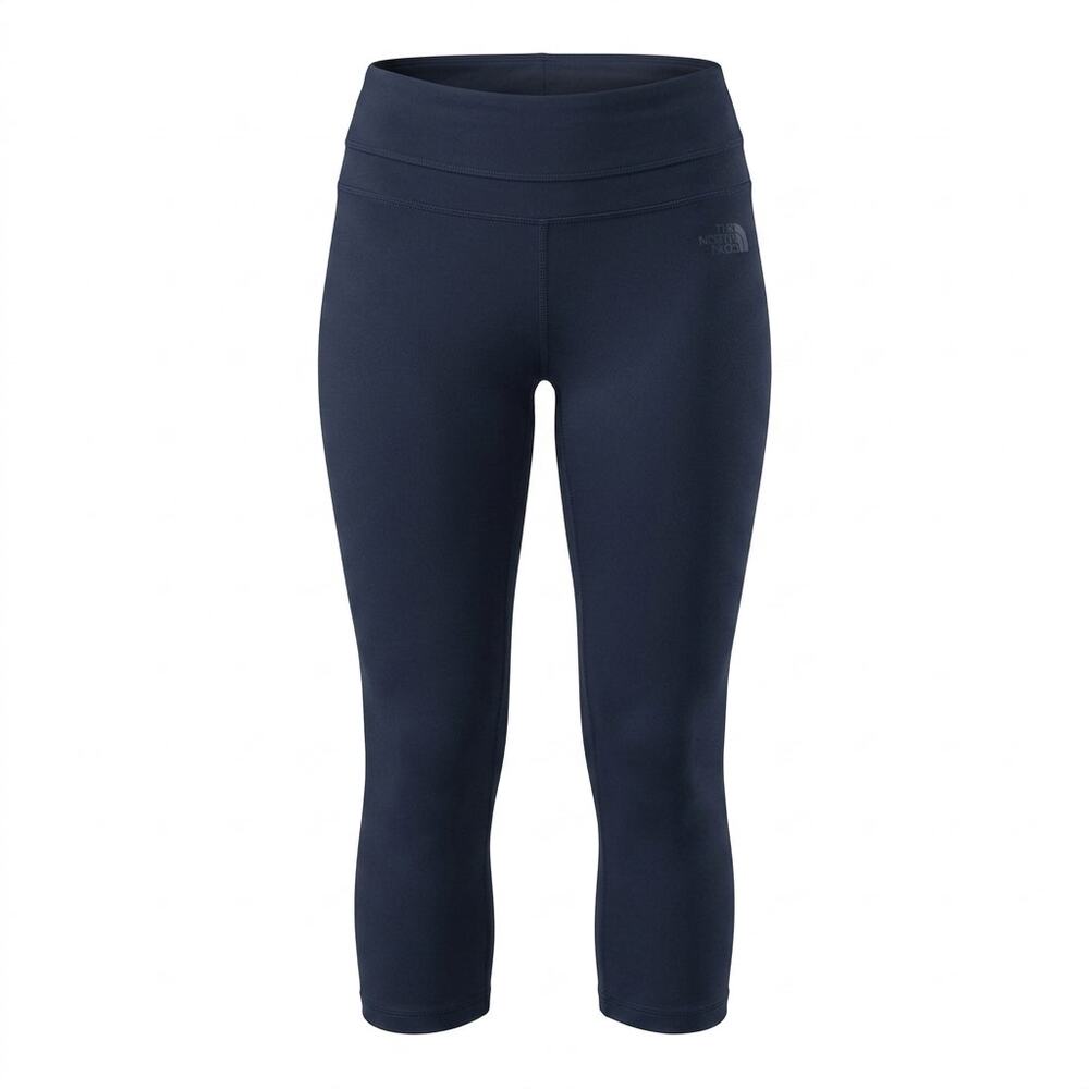 The North Face Navy Tapered Knit Stretch Leggings Women Petite Size S/P
